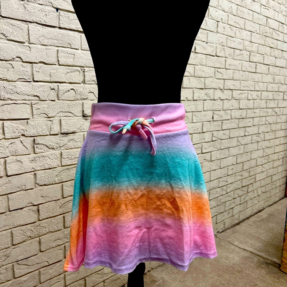 Soft terry cloth skirt